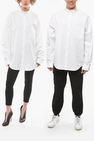 UNISEX Oversized Shirt with Embroidered Logo on the Back