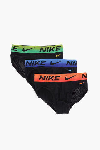 Set of 3 Dri-Fit Briefs with Logoed Elastic Band