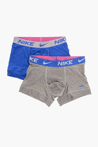 2 Pairs Of Boxers Set with Logoed at the Waist