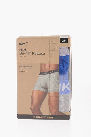 2 Pairs Of Boxers Set with Logoed at the Waist