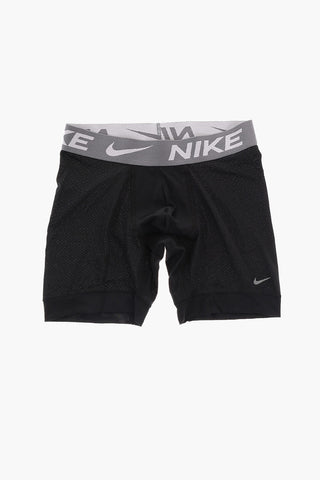 Set of 3 Solid-Color Boxers with Colored Elastic Band