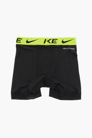 Set of 3 Solid-Color Boxers with Colored Elastic Band