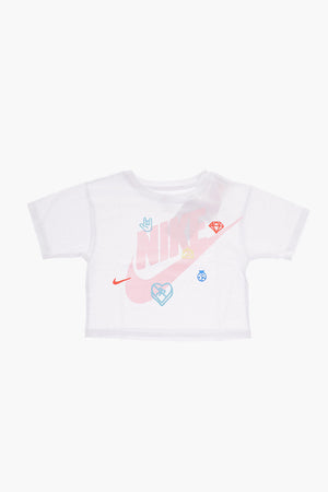 Crew-Neck T-shirt LOVE ICON BOXY with Embossed Prints