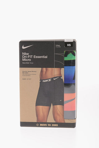 Set aus 3 Dri-Fit-Boxershorts mit elastischem Bund mit Logo