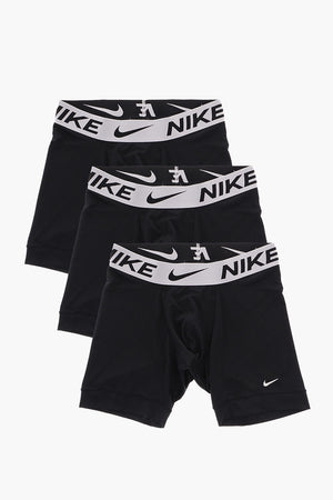 Set of 3 Dri-Fit Boxer Briefs with Logo Elastic Band