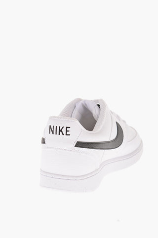 Sneakers Basse COURT VISION in Ecopelle con Dettagli a Contrasto