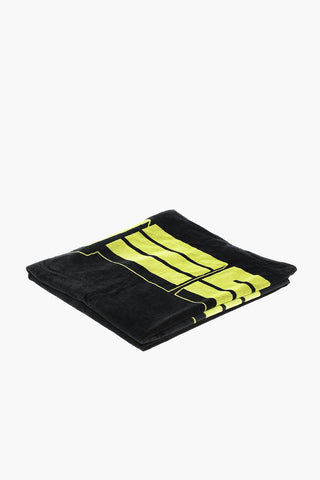 Terry Cotton Towel with Contrasting Logo
