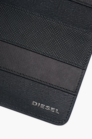 Leather Pouch with Metal Logo