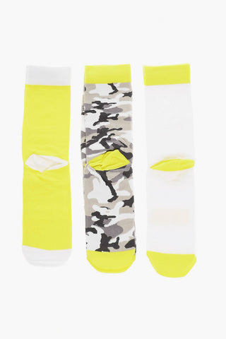 Cotton Stretch 3 Pairs Of Socks Set