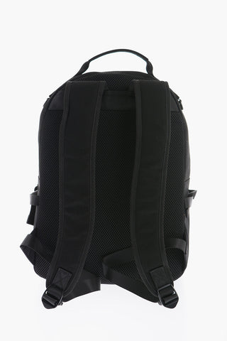 JEANS COUTURE Rucksack aus Canvas mit kontrastierendem Logodruck
