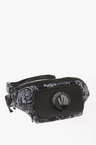 JEANS COUTURE Baroque Motif RANGE Bum Bag with Maxi External Pocket