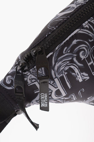 JEANS COUTURE Baroque Motif RANGE Bum Bag with Maxi External Pocket