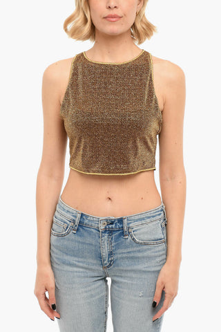 Crop Top LUMIERE In Lurex