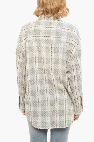Camicia A maniche Lunghe Con Bottoni A Pressione