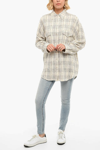 Camicia A maniche Lunghe Con Bottoni A Pressione