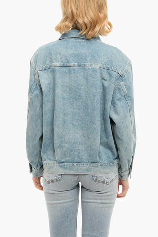Giubbotto In Jeans Sfoderato