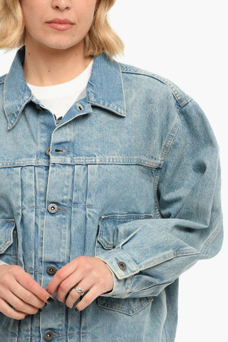 Giubbotto In Jeans Sfoderato
