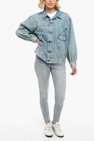 Giubbotto In Jeans Sfoderato