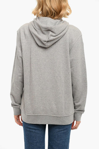 Embroidered Logo Brushed cotton Hoodie