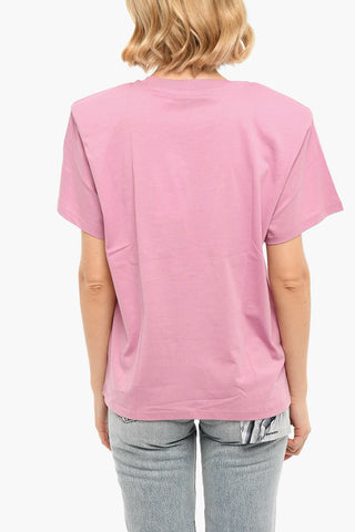 T-shirt A maniche Corte Con Spalline
