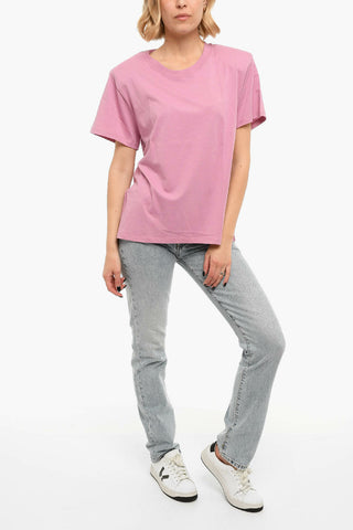 T-shirt A maniche Corte Con Spalline