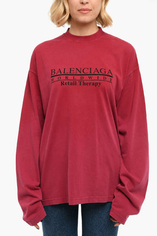 Logo Print Long Sleeved T-shirt