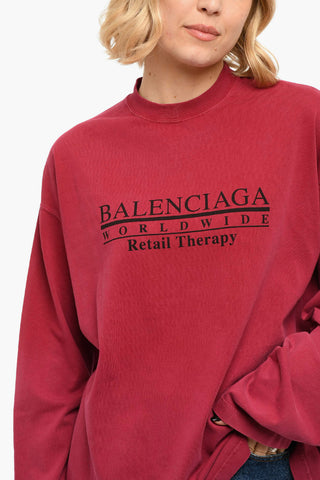 Logo Print Long Sleeved T-shirt