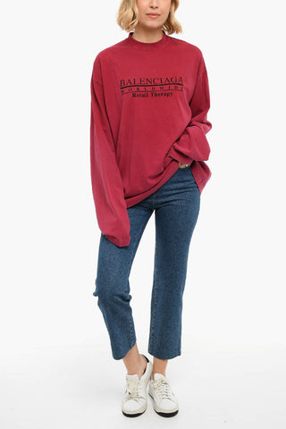 Logo Print Long Sleeved T-shirt
