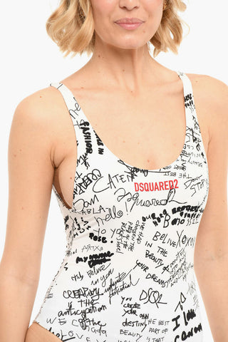 Logo-printed One-piece Swimsuit