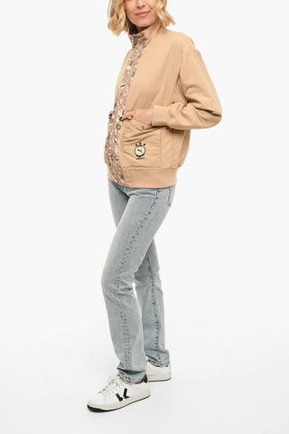 LIBERTY Floaral Print Reversible Windbreaker