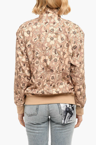 LIBERTY Floaral Print Reversible Windbreaker