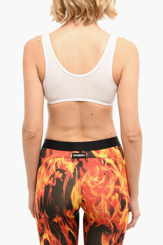 EMPORIO Cotton Active Top with Logo Print
