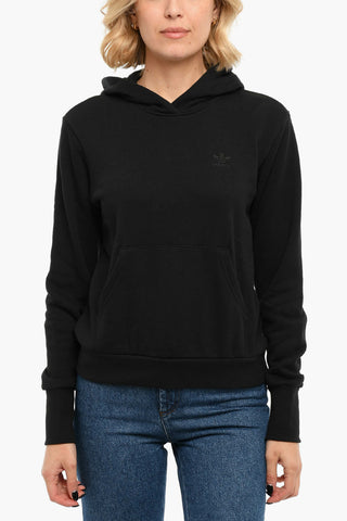 Embroidered Logo Brushed Cotton Hoodie
