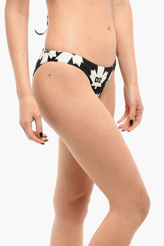 Allover Logo Print Bikini Bottom