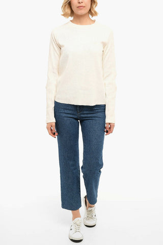T-shirt A Maniche Lunghe WAFFLE Con Cutouts