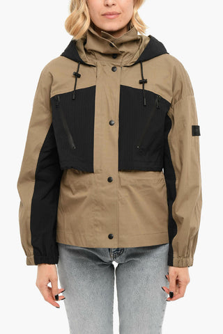Hooded Windbreaker Double Layered
