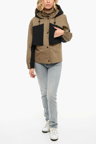 Hooded Windbreaker Double Layered