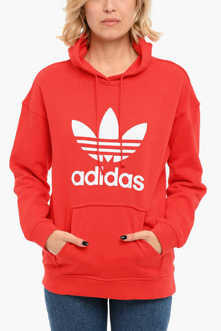 Printed Logo Brushed Cotton Hoodie