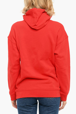 Printed Logo Brushed Cotton Hoodie