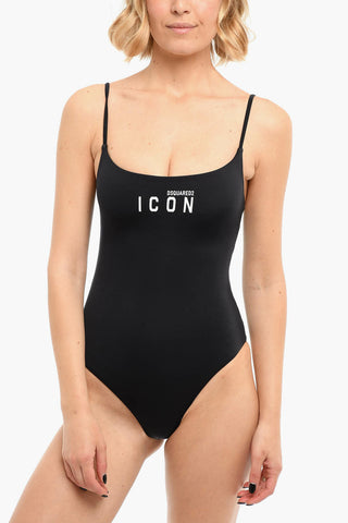 Logo-printed One-piece Swimsuit