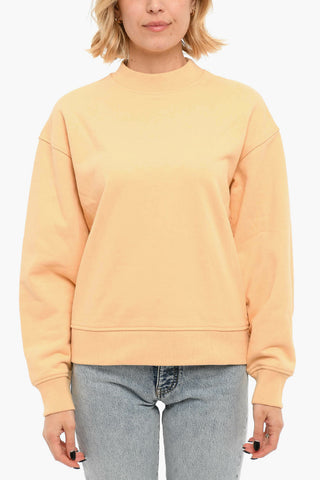 Brushed Cotton Crewneck Sweatshirt