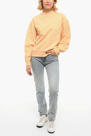Brushed Cotton Crewneck Sweatshirt