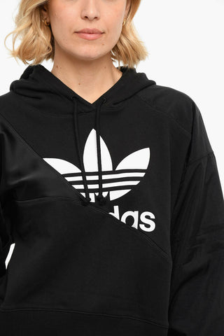 Printed Logo Brushed Cotton Hoodie