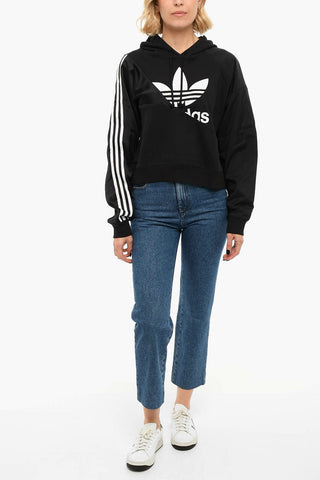 Printed Logo Brushed Cotton Hoodie