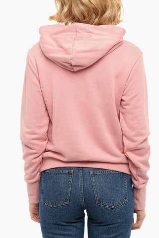 Embroidered Logo Brushed Cotton Hoodie