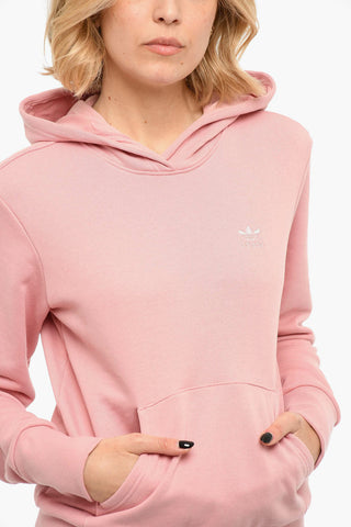 Embroidered Logo Brushed Cotton Hoodie