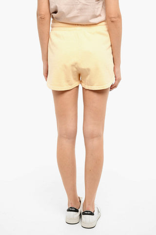 Brushed Cotton Shorts LILA PUNCH With Drawstrings