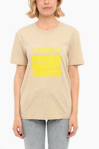 Logo print Crewneck Short Sleeved T-shirt