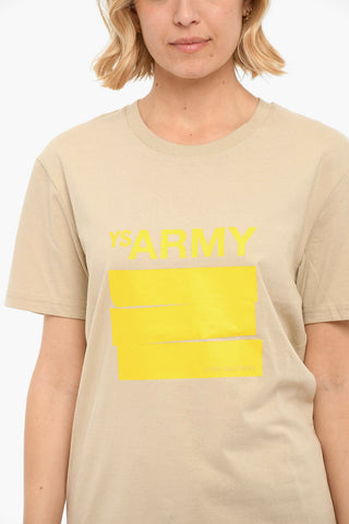 Logo print Crewneck Short Sleeved T-shirt