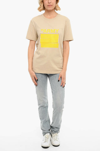 Logo print Crewneck Short Sleeved T-shirt